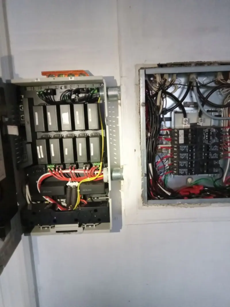 Electrical panel upgrade completed for Indoor Lighting Installation in Bartlett